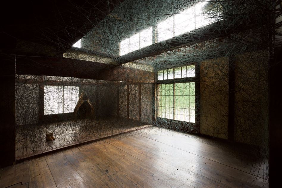 Chiharu Shiota (Japan), House Memory, 2009–ongoing. Photo by Takenori Miyamoto