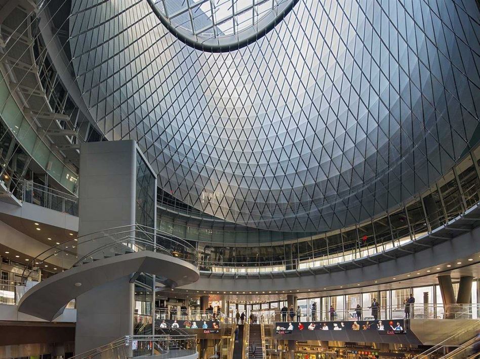 Fulton Center by Grimshaw Architects. New York, NY