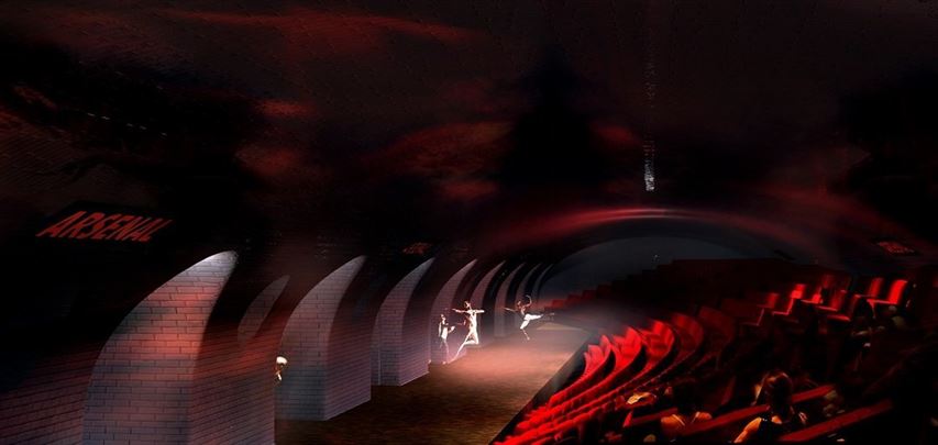 אולם אופרה תת-קרקעי בפאריס, בתכנון XOX אדריכלים