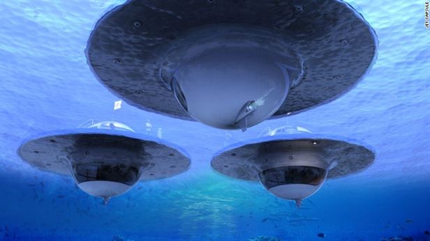 בתי UFO – סירה כדוריים