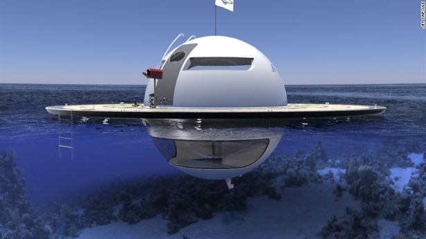 UFO – עם קיום עצמאי, המשלב תכונות חדשניות כמו גנרטור מים שמטהר מי מלח של גשם למים לשתייה. בבית הנייד יש גם פנלים סולאריים וטורבינות מים 