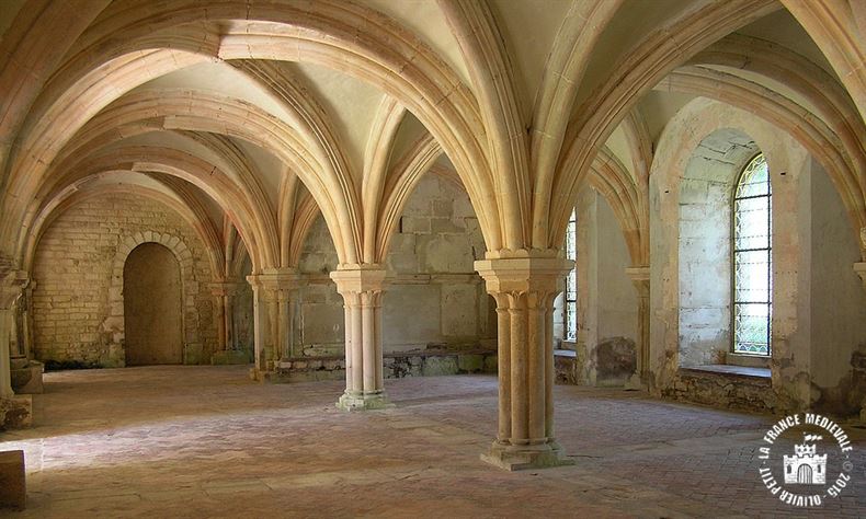 Abbaye de Fontenay-Salle capitulaire-005