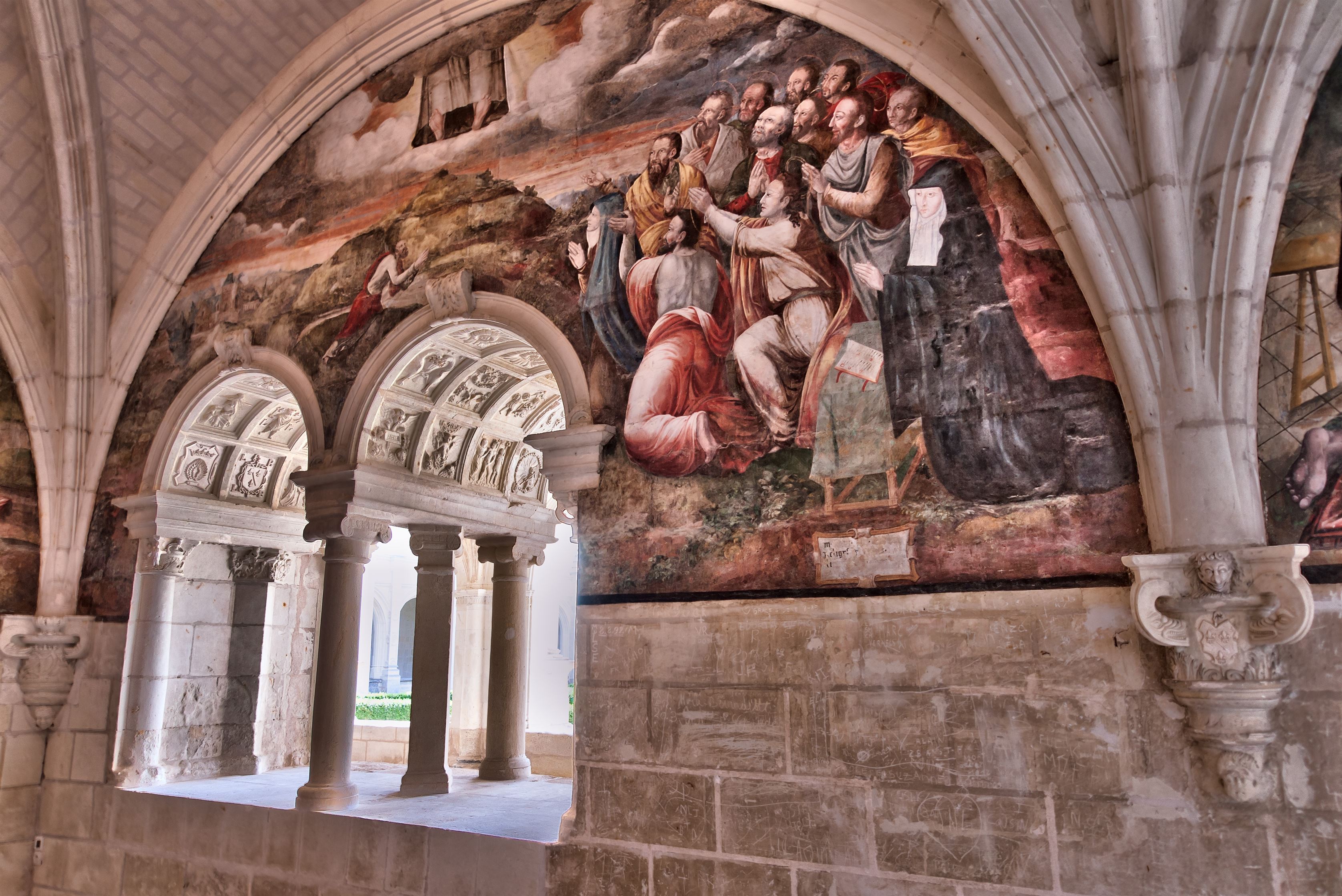 Abbaye_Fontevraud_-_Salle_capitulaire_-_L'ascension