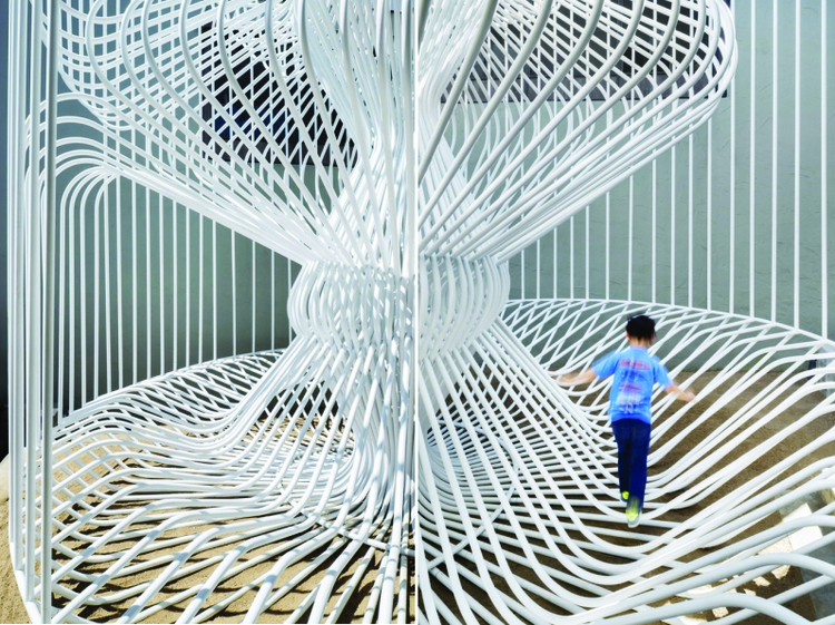 la-cage-aux-folles-tube-installation-wtarch-Materials-Applications-Los-Angeles-art-7
