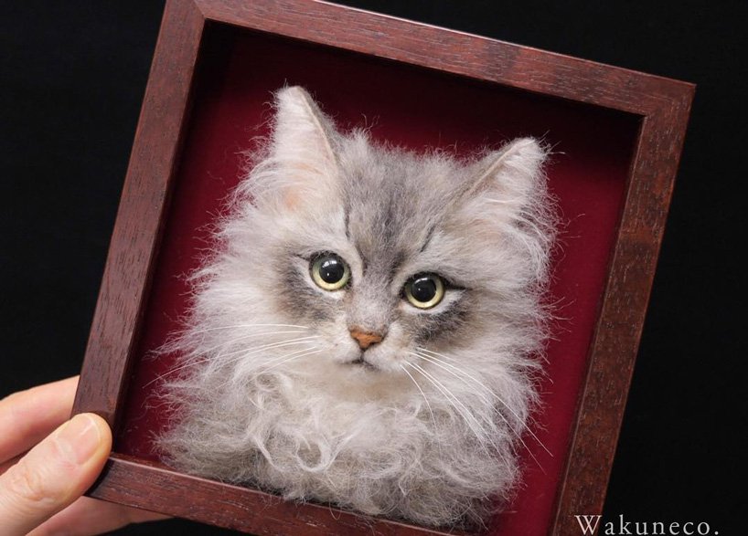 realistic-needle-felted-cat-portraits-wakuneco-designboom-8