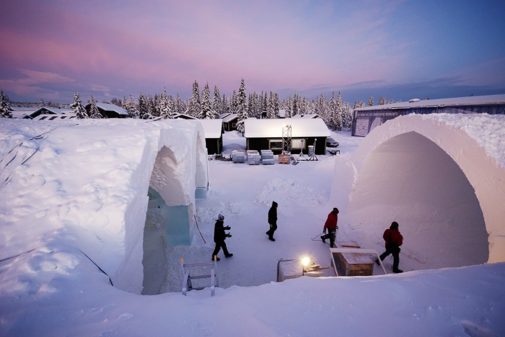 דרושים אדריכלים לעיצוב מחודש של מלון הקרח בשבדיה