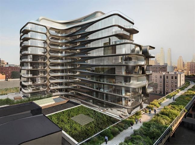 פרויקט הדירות ממוקם בצמידות ל-high line park המפורסם של ניו-יורק