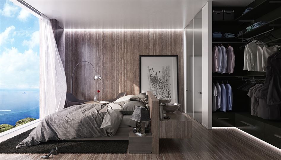 bedroom-with-luxury-wood-floors-and-walls