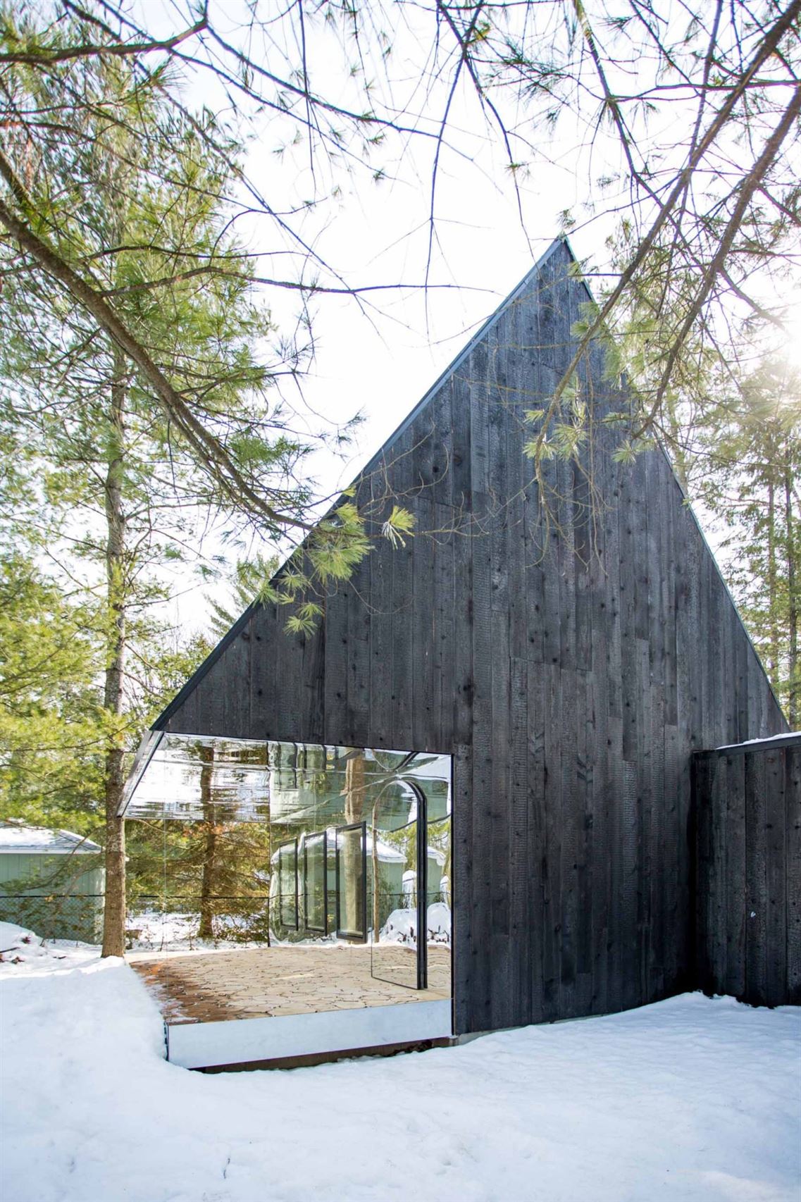 עיצוב בית ביער, נעשה בהשראת היער