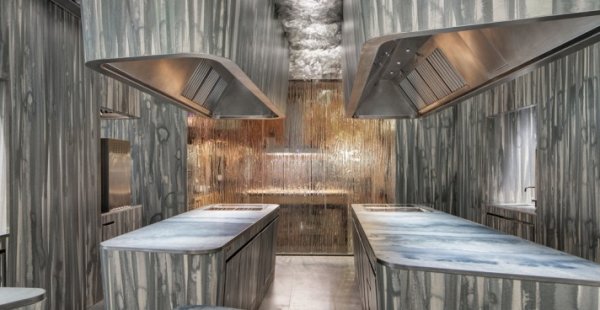 עיצוב מסעדה בצבעי מים