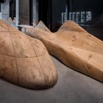 הררי עץ מלא במשרד בסין