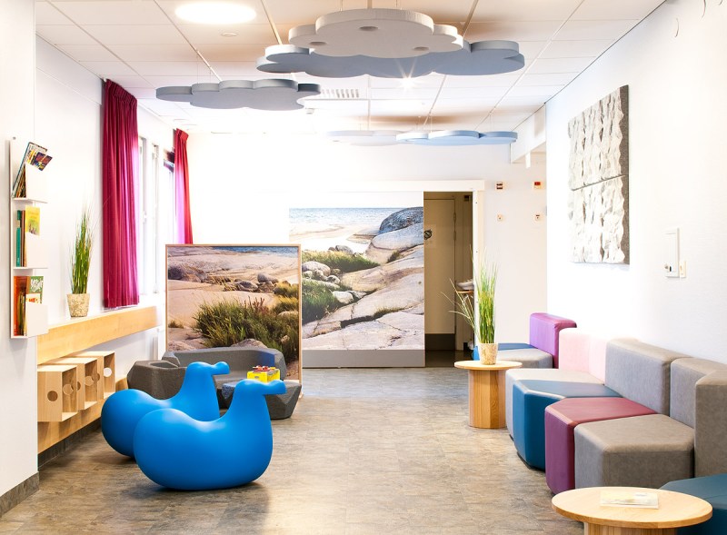 בית חולים לילדים בשבדיה, בהשראת אי בים