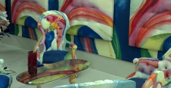 אמן כיסה חללי מבנים, במוטיבים מיצירות אמנות מפורסמות