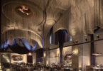 תקרה תלויה שפיסל Edoardo Tresoldi, במלון בניו יורק