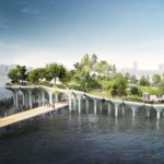 הושהתה בנייתו של pier 55, האי המלאכותי במנהטן