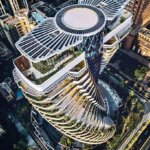 עומד להיפתח המגדל סופג הפחמן והמתפתל של callebaut ב-taipei