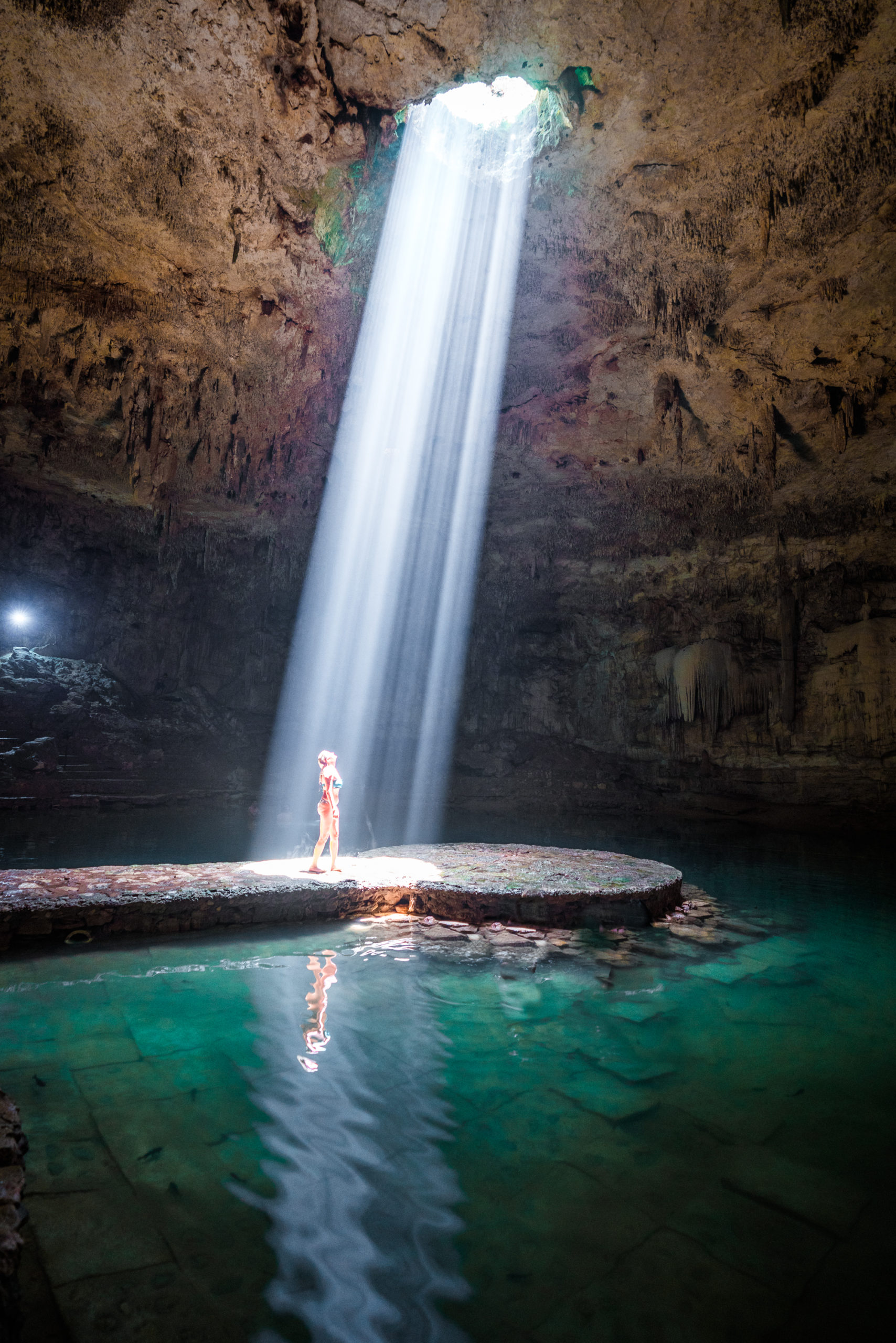 הבמה של השכינה: Cenote Suytun במקסיקו