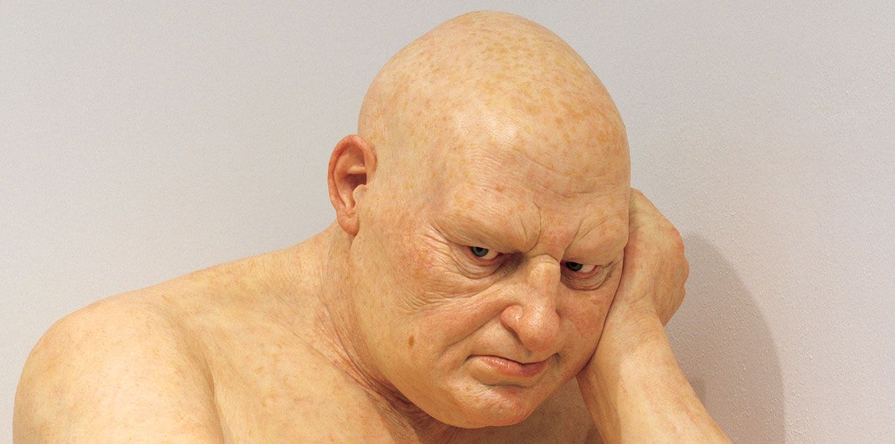 עשרים וחמש שנים לפיסול של Ron Mueck