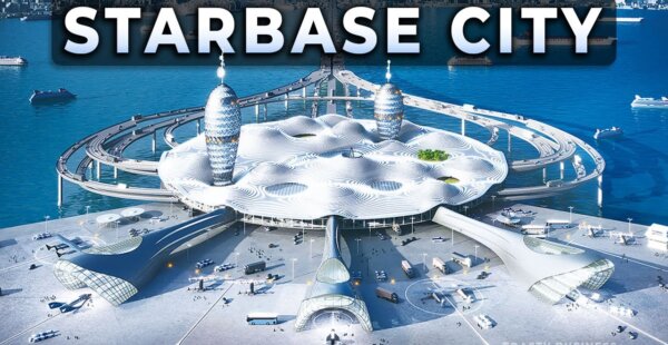 העיר של טיסות לחלל שאלון מאסק בונה בטקסס