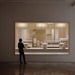 מסעדת מזון מהיר מגולפת בעץ בגודל אמיתי / Roxy Paine