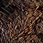 "פני המלחמה", אמנית יצרה דיוקן של פוטין מאלפי תרמילי כדורים