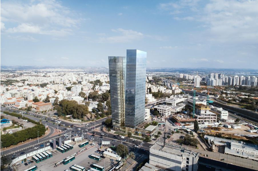 שופרסל נדל"ן ורוגובין יקימו מגדל למסחר ותעסוקה בצומת כפר סבא