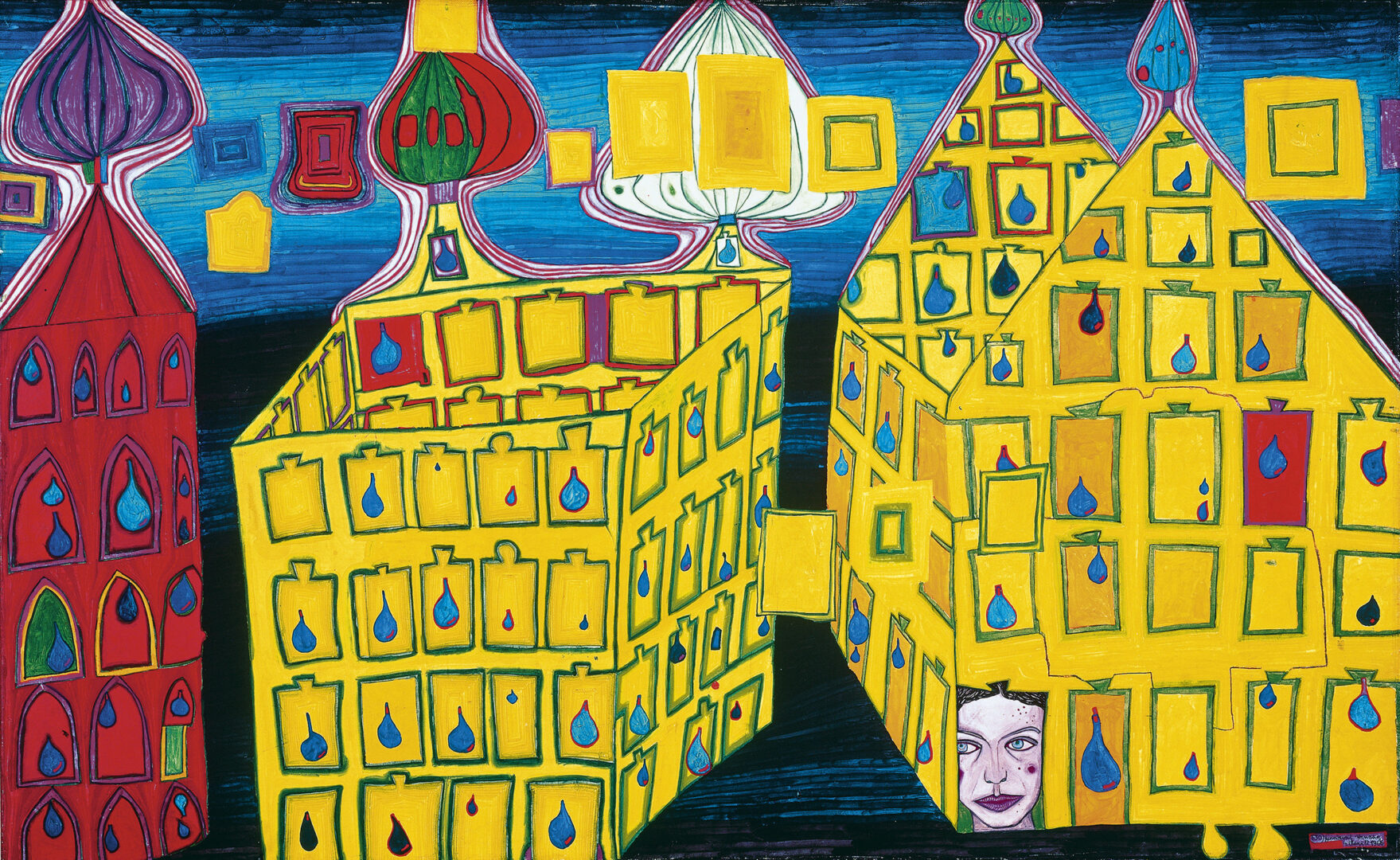 גאודי של אוסטריה Friedensreich Hundertwasser