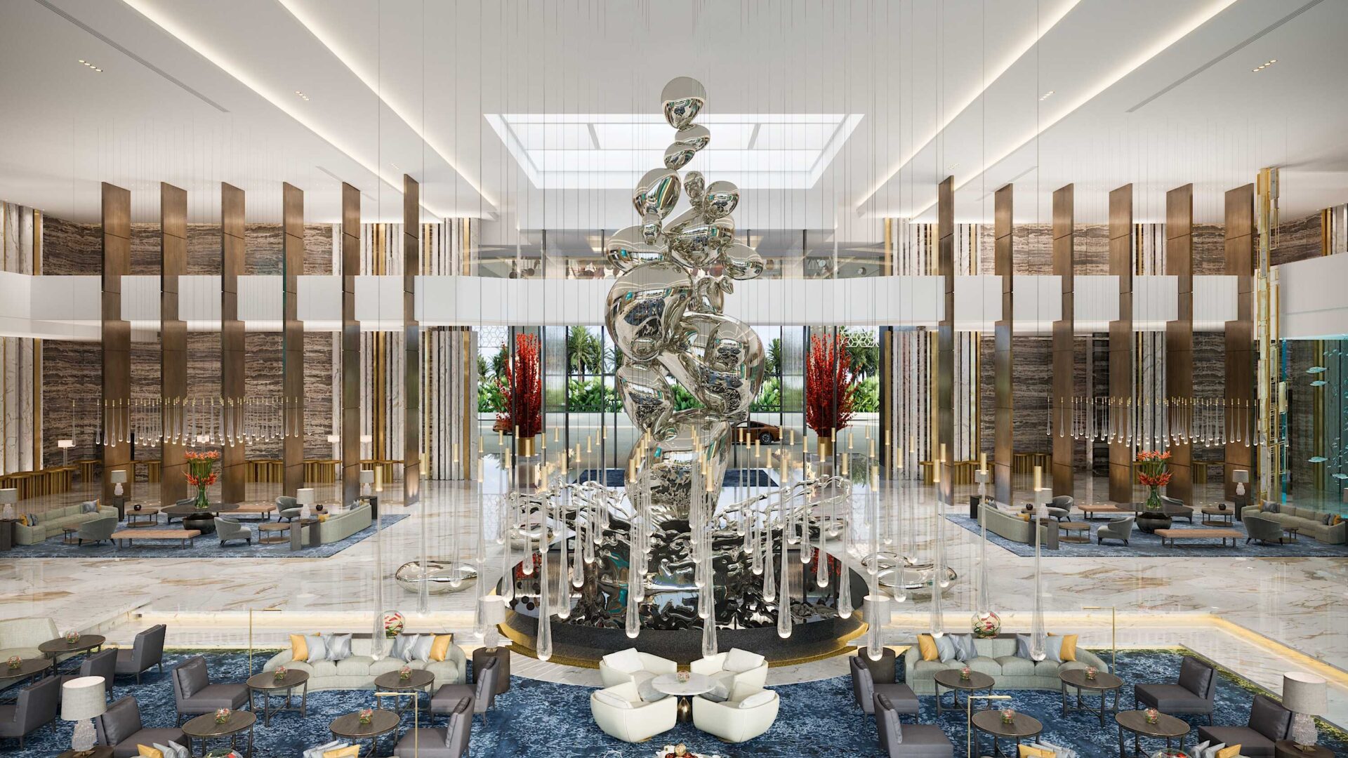 מלון מרהיב חדש של אש ומים בדובאי – Atlantis The Royal