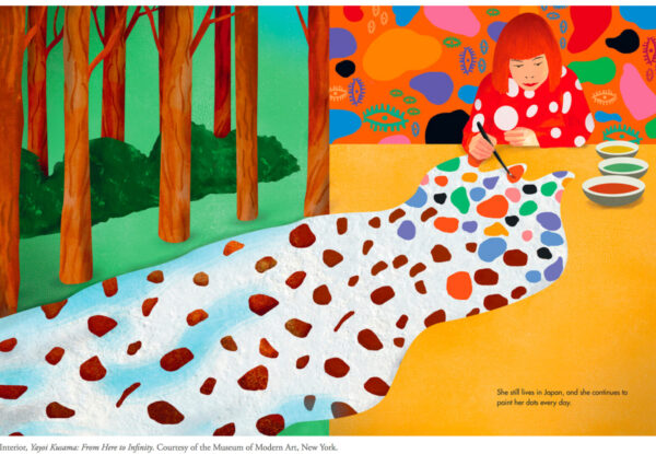 ספר ילדים: Yayoi Kusama: From Here to Infinity, MoMA / Ellen Weinstein