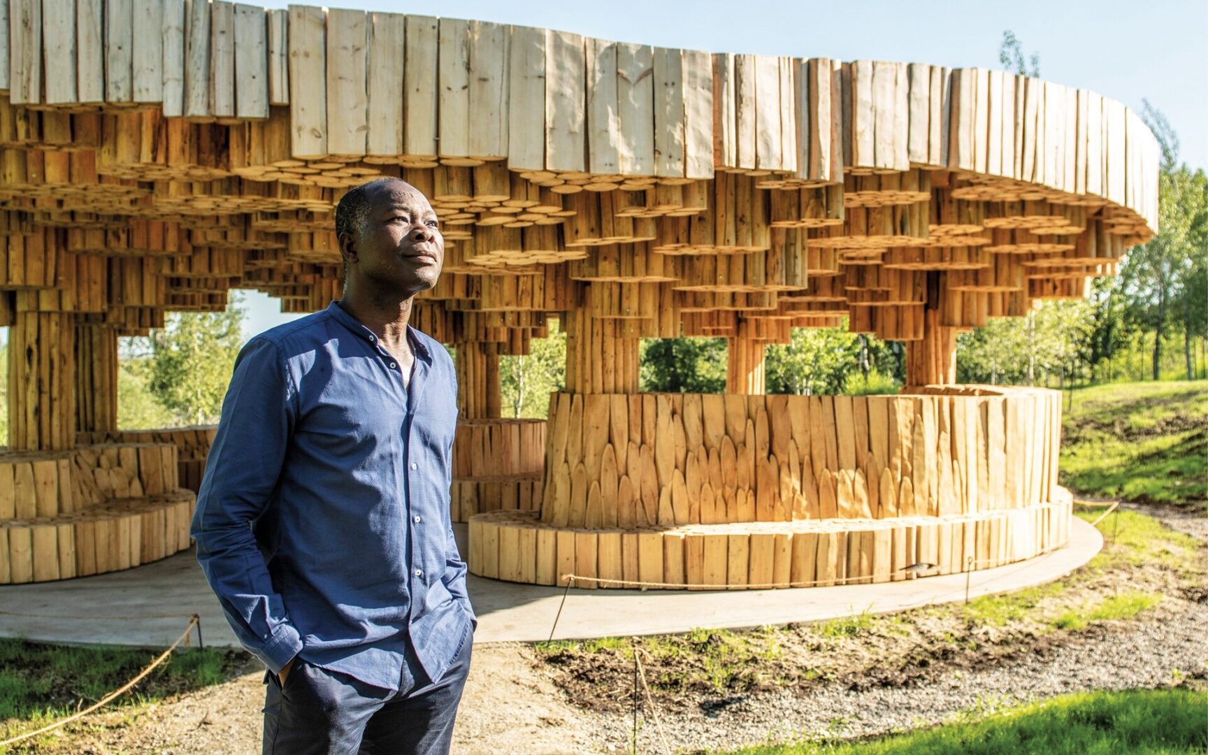 האדריכל האפריקאי הראשון שזכה בפריצקר, Diébédo Francis Kéré