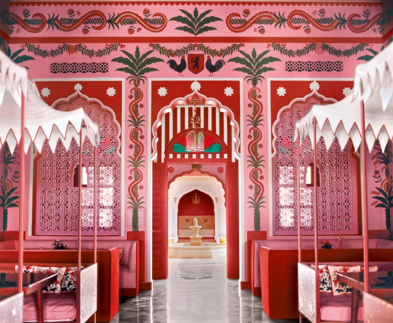 Villa Palladio Jaipur: הצבע הוא המלך