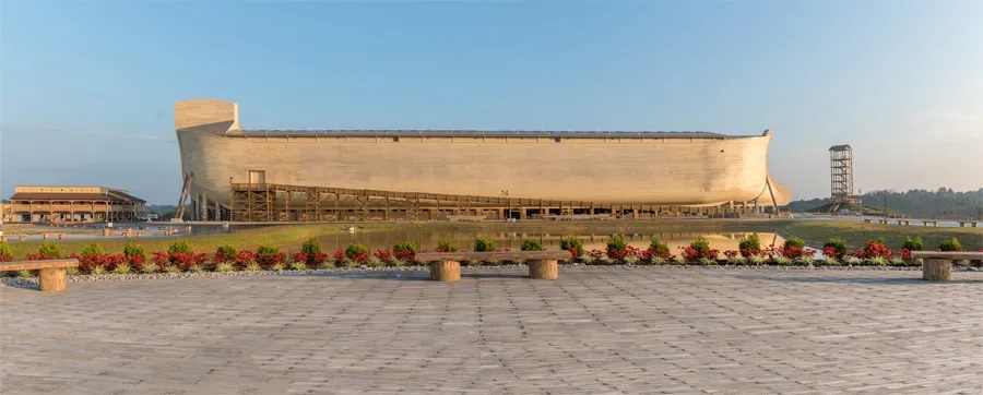 תיבת נוח בקנטאקי Ark Encounter לא צלחה את הגשמים