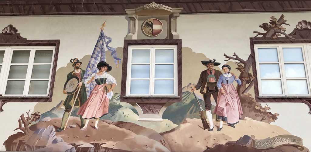 העיר האלפינית עם הבתים המצויירים: Garmisch-Partenkirchen, גרמניה