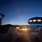 נופש בחלל החיצון: בית בצורת צלחת מעופפת