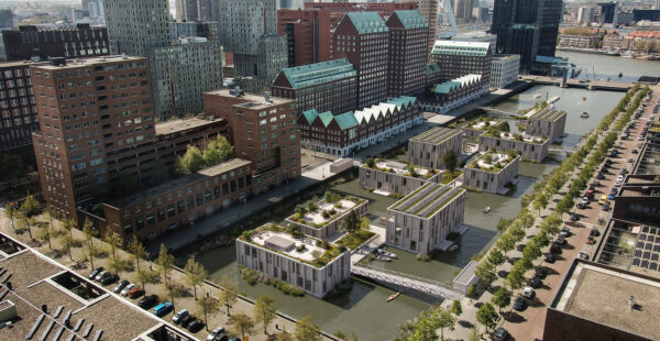 אדריכלים חושפים עיצוב שכונה צפה על מים, ברוטרדם