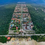 מבט מהאוויר מראה איך השתנתה עיר בברזיל