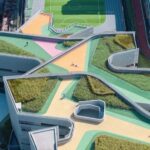 בית ספר בסין, בצורת טרסות של שדות האורז