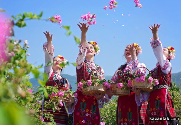 עמק הוורדים הלובש וורוד כל שנה, בבולגריה