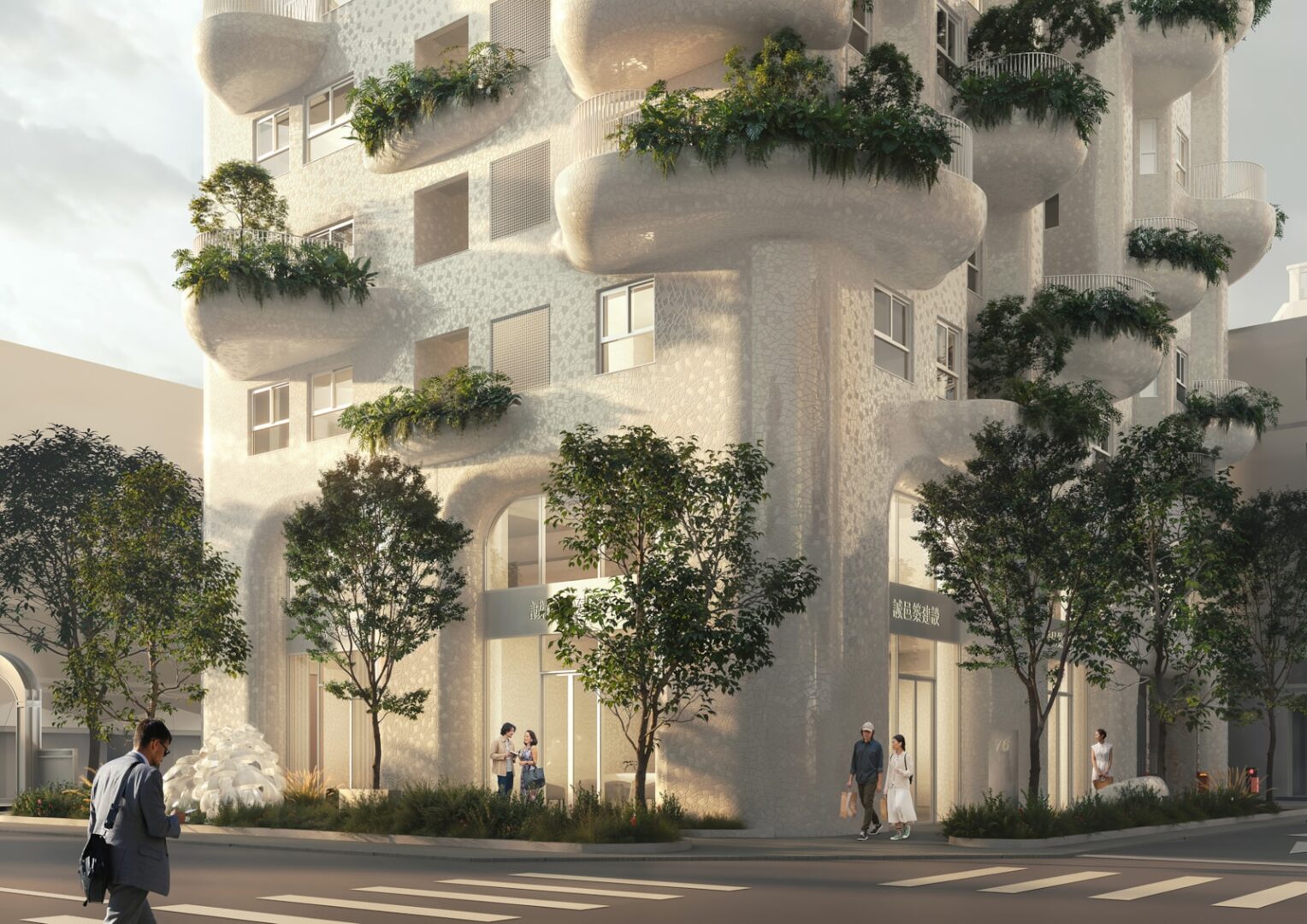 המגדל החדש של MVRDV בטייוואן שואב השראה מגאודי ומאדריכלות אורגנית