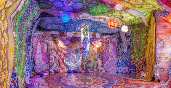 Laurie Shapiro עוטפת אתכם מרחבים פסיכדליים דמויי רחם