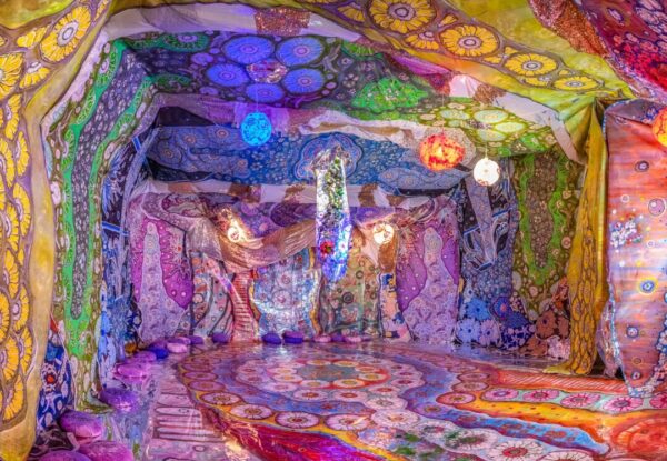 Laurie Shapiro עוטפת אתכם מרחבים פסיכדליים דמויי רחם