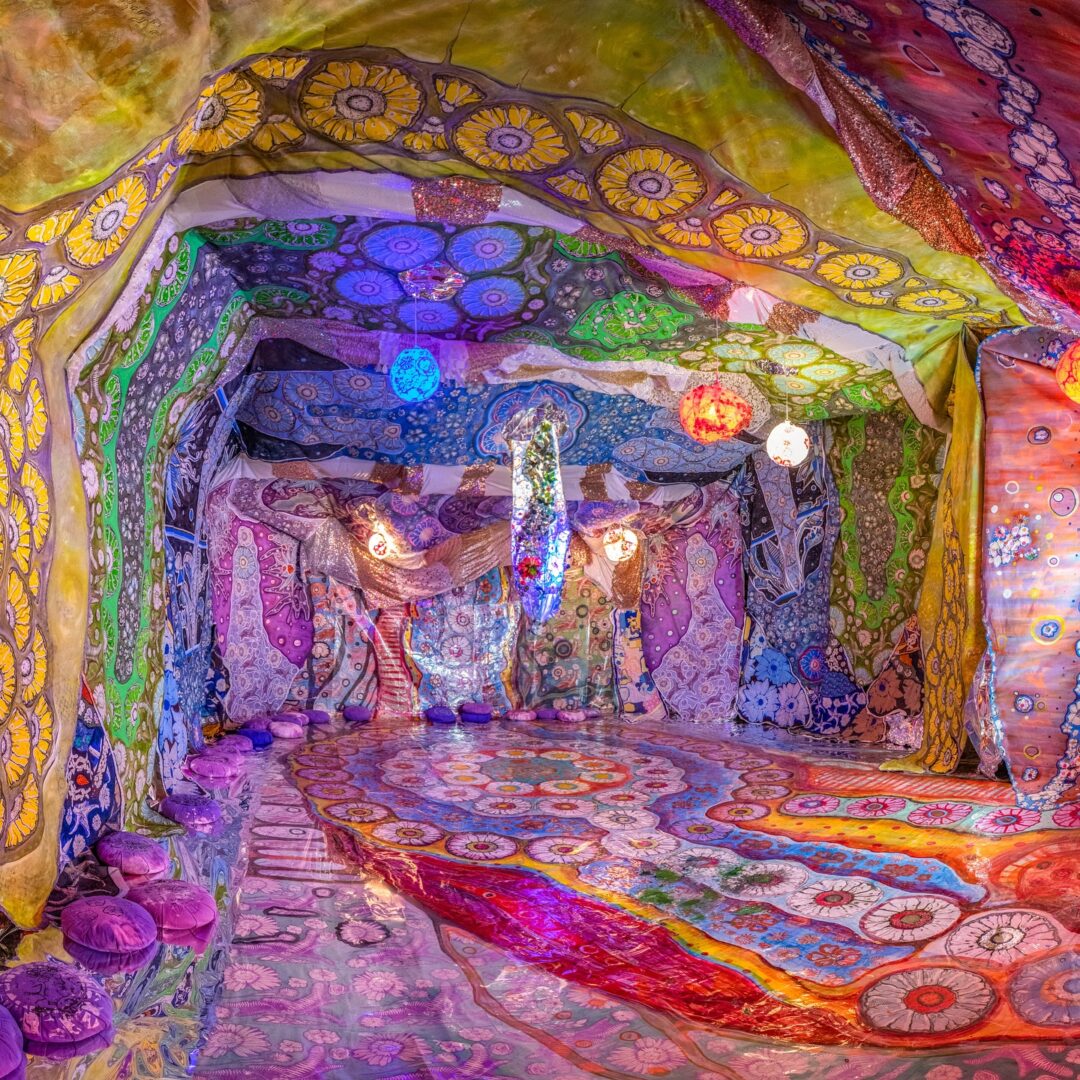 Laurie Shapiro עוטפת אתכם מרחבים פסיכדליים דמויי רחם