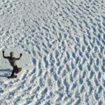 המהנדס שיוצר גאומטריה אמנותית בשלג