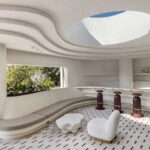 וילה בוהמיינית עם ריהוט פיסולי, בהודו