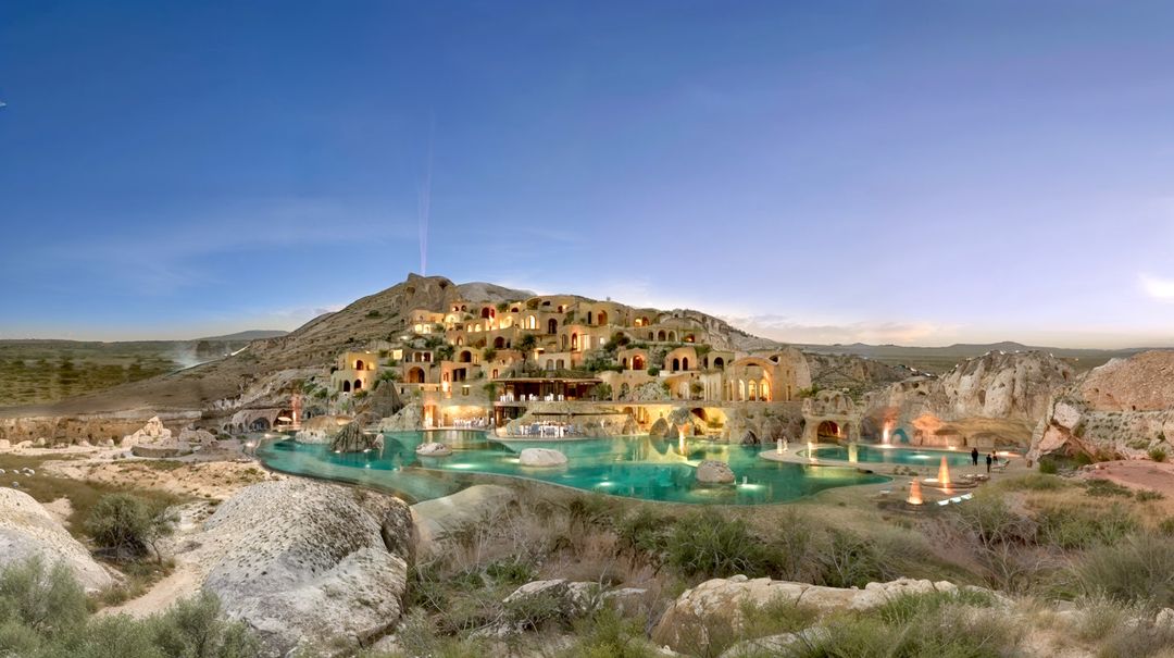 קונספט למלון ספא במערות קפדוקיה
