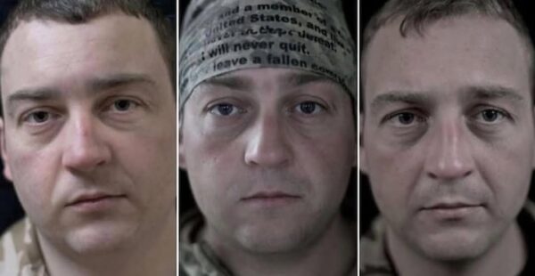 דיוקנאות של חיילים לפני ואחרי המלחמה /  Lalage Snow