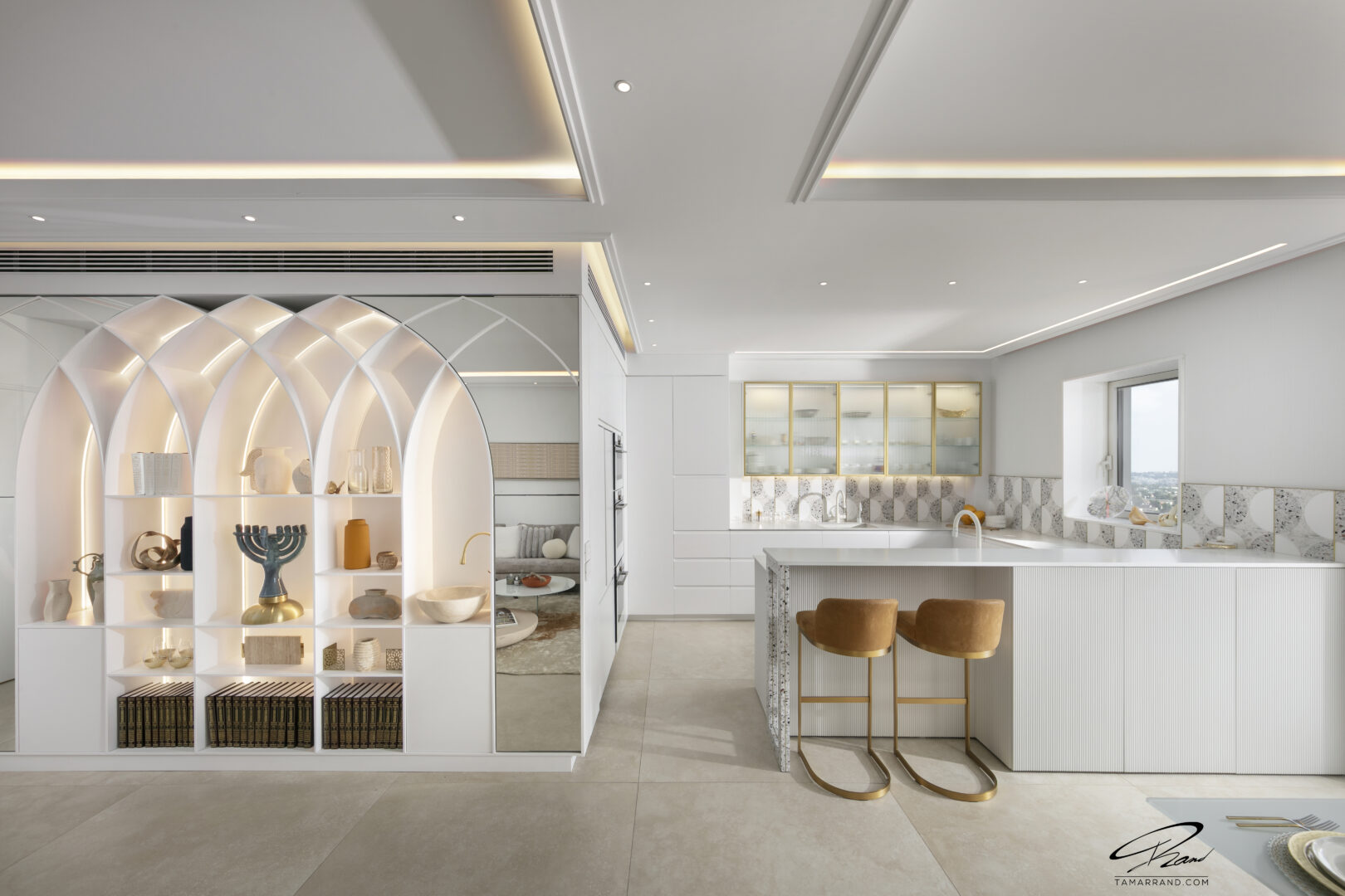 דירת נופש בסגנון ירושלמי מסורתי עם אסתטיקה מודרנית ועכשווית