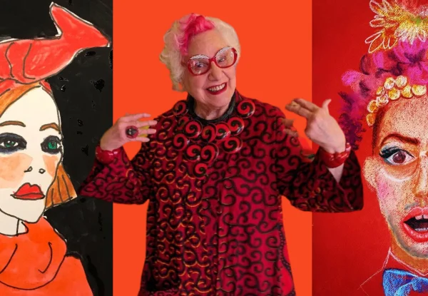 היא בת 85 והחיים בשבילה הם אמנות מלאת צבע