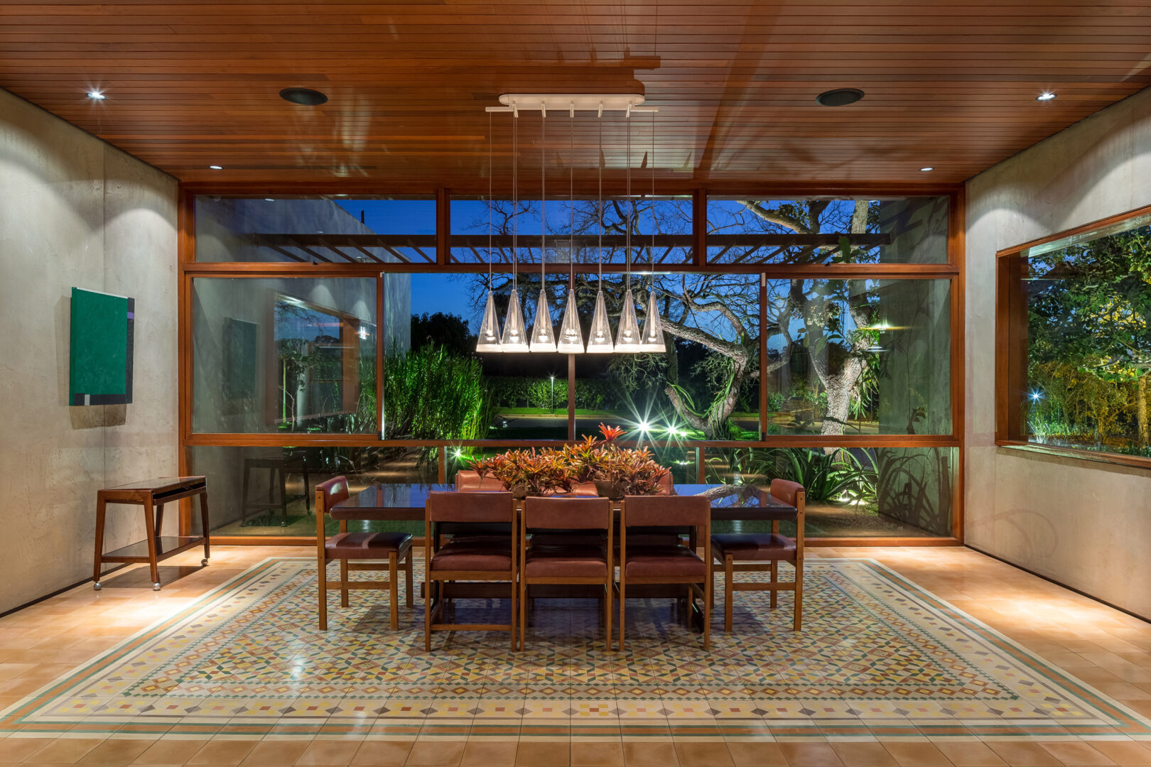 הבית בברזיליה טובל בטבע