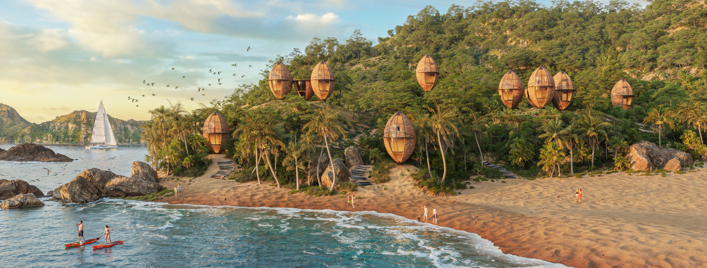 מלון בצורת פול קקאו: אדריכלות ברת-קיימא הטובה ביותר במקסיקו